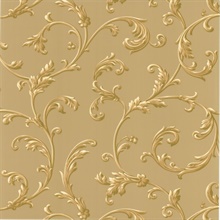 Sylvia Gold Ornate Scroll