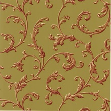 Sylvia Rust Ornate Scroll