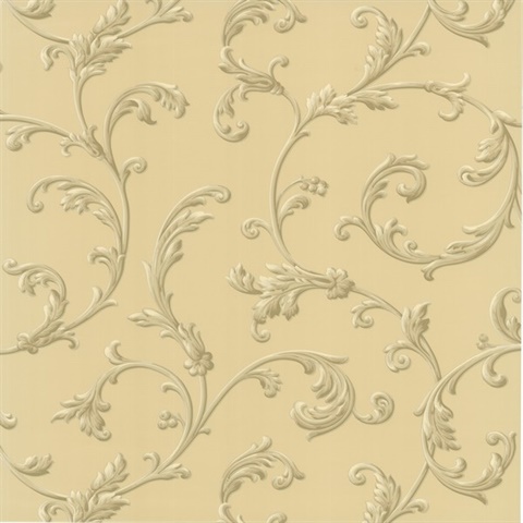 Sylvia Sand Ornate Scroll