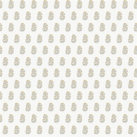 Sylvie Neutral Floral Miniprints Wallpaper