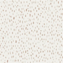 Tachette Terracotta Watercolor Polka Dot Wallpaper