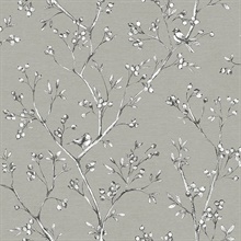 Tadley Dark Grey Branch Wallpaper