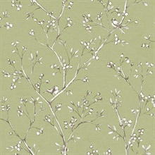 Tadley Sage Branch Wallpaper