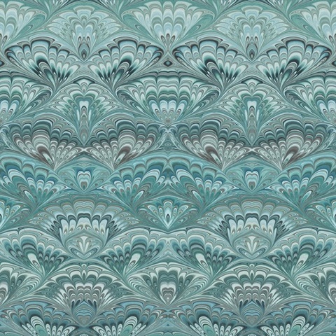 Taichung Teal Ogee