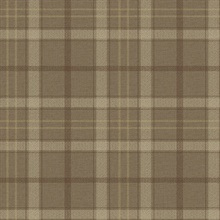 Tailor Plaid Cafe Latte Peel and Stick Wallpaper