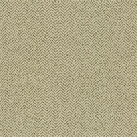 Tailored Chevron Green Wallpaper