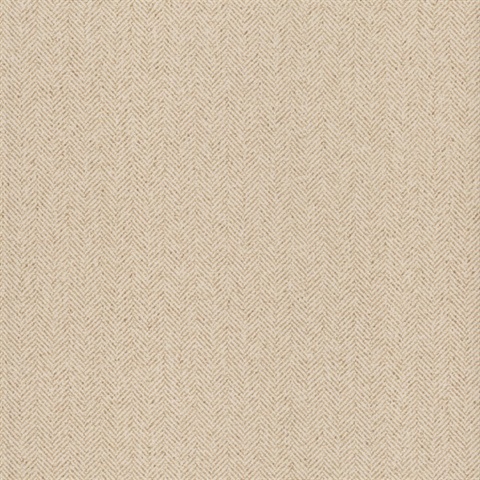 Tailored Chevron Wheat Wallpaper
