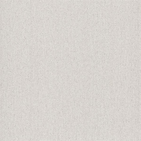 Tailored Chevron White Wallpaper