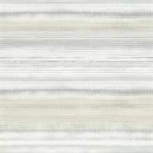 Tan Fleeting Horizon Horizontal Stripe Wallpaper