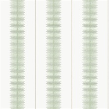 Tandem Stripe Green Wallpaper