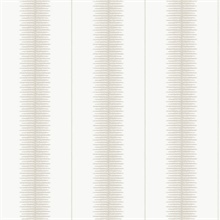 Tandem Stripe Taupe Wallpaper