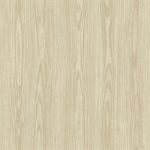 Tanice Eggshell Faux Wood Textured Wallpaper
