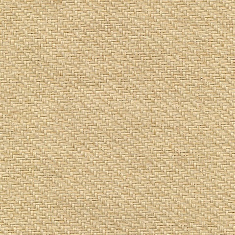 Tao Beige Basketweave Grasscloth Wallpaper