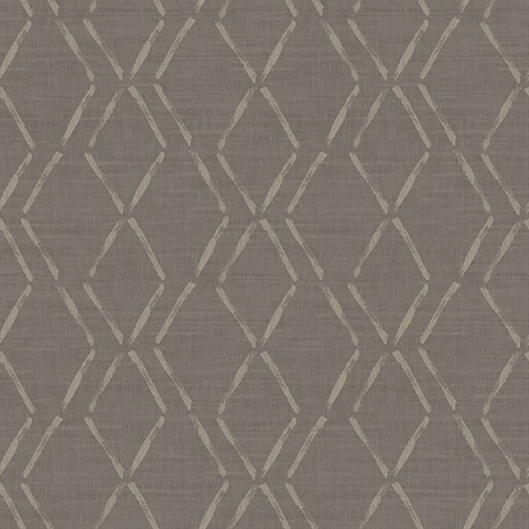 Tapa Brown Trellis