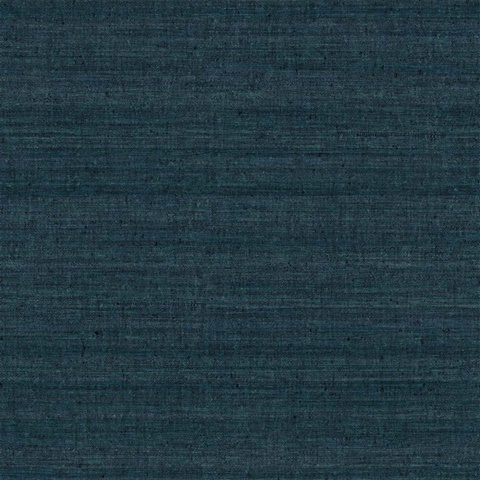Tarlings Faux Linen Weave Texture Azul Wallpaper