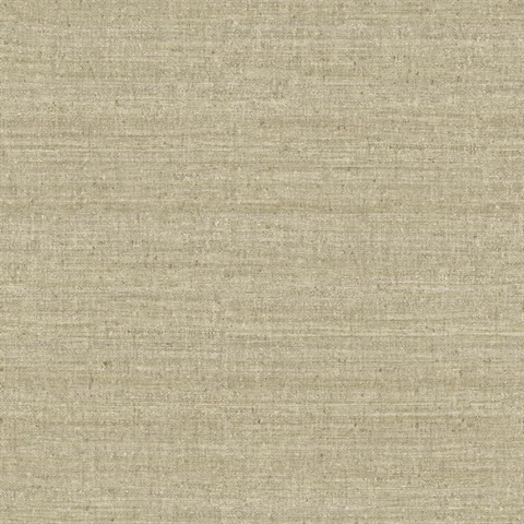 Tarlings Faux Linen Weave Texture Wheat Wallpaper