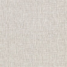 Tartan Taupe Distressed Textured Linen Wallpaper