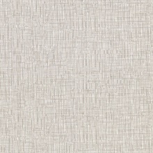 Tartan Taupe Distressed Textured Linen Wallpaper