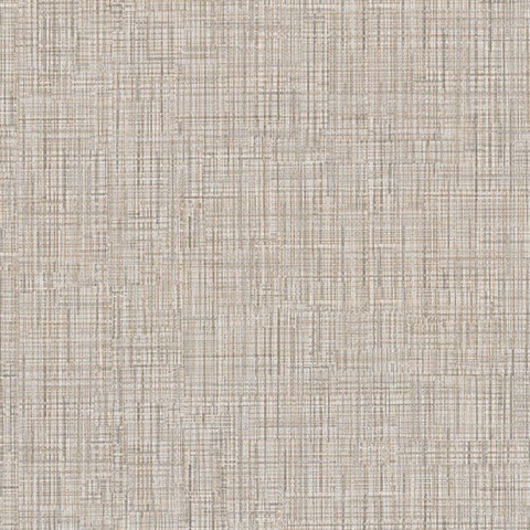 Tartan Wheat Distressed Textured Linen Wallpaper