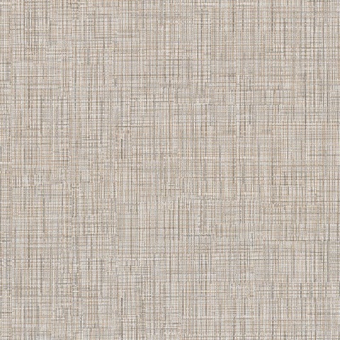 Tartan Wheat Distressed Textured Linen Wallpaper