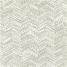 Tatlin Grey Distressed Chevron Wallpaper