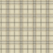 Taupe Bedroom Plaid Wallpaper