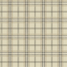 Taupe Bedroom Plaid Wallpaper