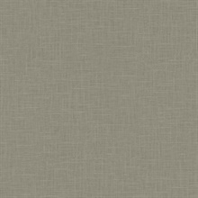 Taupe Crosshatch Linen Wallpaper