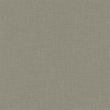 Taupe Crosshatch Linen Wallpaper