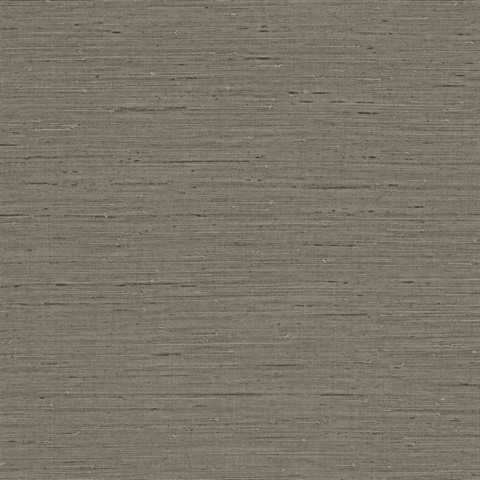 Taupe Faux Grasscloth Wallpaper