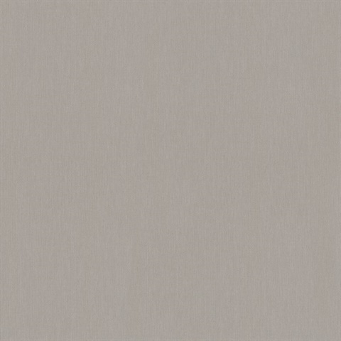 Taupe Fine Texture Faux Linen Wallpaper