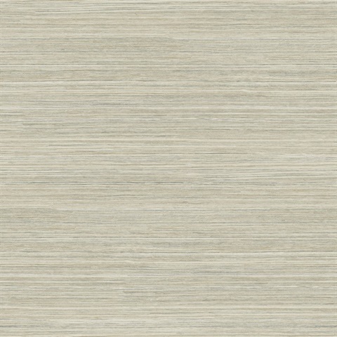 Taupe Fountain Faux Grass Wallpaper