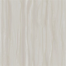 Taupe &amp; Gold Foil Faux Bois Wood Wallpaper