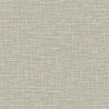 Taupe Grasmere Crosshatch Tweed Weave Wallpaper