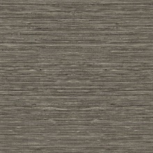 Taupe Green Textured Grasscloth Wallpaper