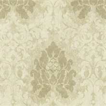 Taupe Haven Damask