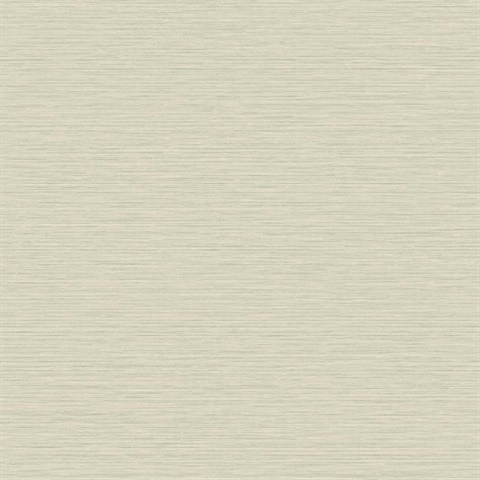 Taupe Horizontal Stria Patterned Wallpaper