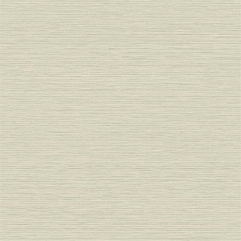 Taupe Horizontal Stria Patterned Wallpaper