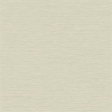 Taupe Horizontal Stria Patterned Wallpaper