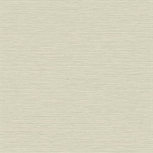 Taupe Horizontal Stria Patterned Wallpaper