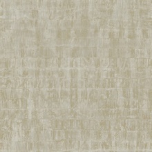Taupe Liquid Faux Shimmering Metal Wallpaper