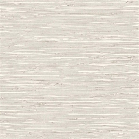 Taupe Marion Faux Arrowroot Cloth Wallpaper