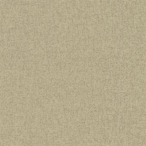 Taupe Masquerade Faux Linen Textured Wallpaper