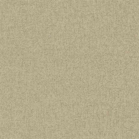 Taupe Masquerade Faux Linen Textured Wallpaper