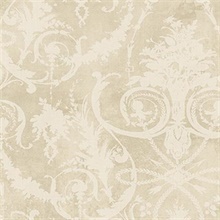 Taupe Melina Damask