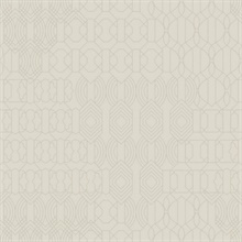 Taupe Modern Glass Beads Geometric Chandelier Wallpaper