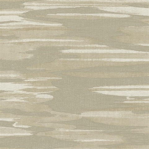 Taupe Nimbus Horizontal Abtract Clouds Wallpaper