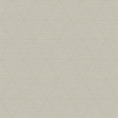 Taupe Ridge Geometric Triangles Wallpaper
