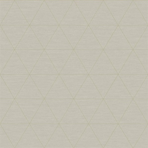 Taupe Ridge Geometric Triangles Wallpaper