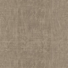 Taupe Russel Distressed Damask Wallaper